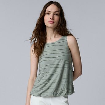 Women's Simply Vera Vera Wang Bubble Tank Top