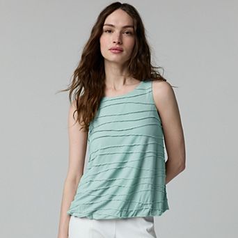 Women's Simply Vera Vera Wang Bubble Tank Top