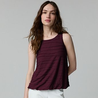 Women's Simply Vera Vera Wang Bubble Tank Top