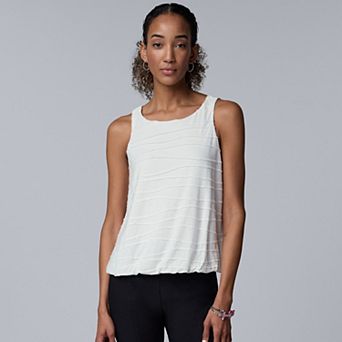 Women's Simply Vera Vera Wang Bubble Tank Top