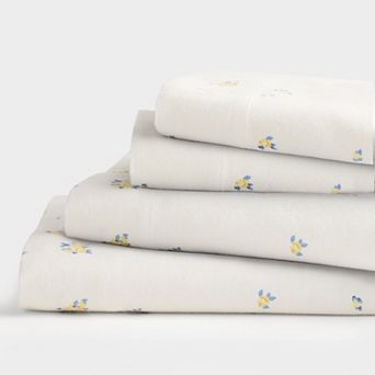 Cuddl Duds® Cotton Flannel Sheet Set