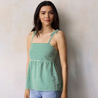 Women's LC Lauren Conrad Tie Strap Babydoll Tank Top