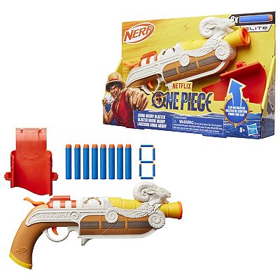 Nerf One Piece Going Merry Blaster with 10-Dart Clip