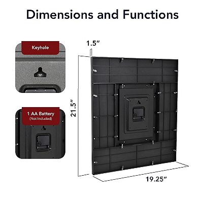 American Art Décor Photo Collage Big Daddy's Garage Wall Clock 21-Inch