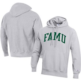 Men's Champion Gray Florida A&M Rattlers Tall Arch Pullover Hoodie