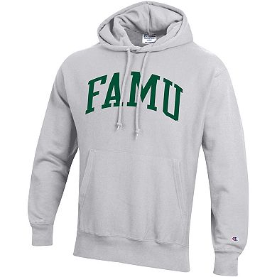 Men's Champion Gray Florida A&M Rattlers Tall Arch Pullover Hoodie