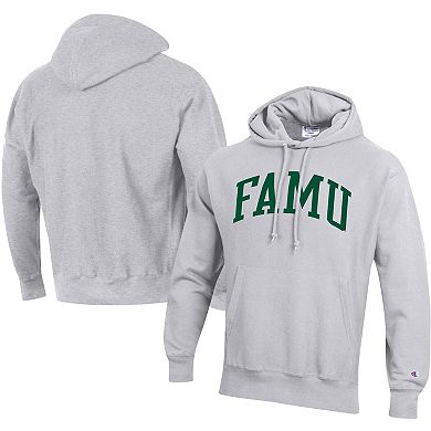 Men's Champion Gray Florida A&M Rattlers Tall Arch Pullover Hoodie