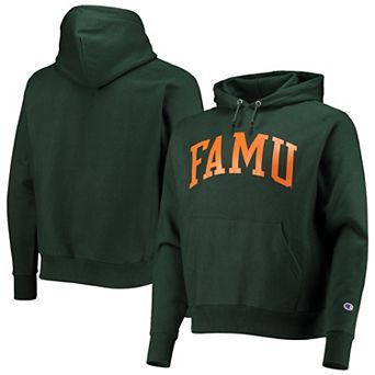 Men's Champion Green Florida A&M Rattlers Tall Arch Pullover Hoodie