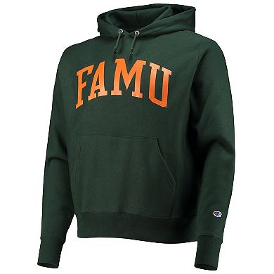 Men's Champion Green Florida A&M Rattlers Tall Arch Pullover Hoodie