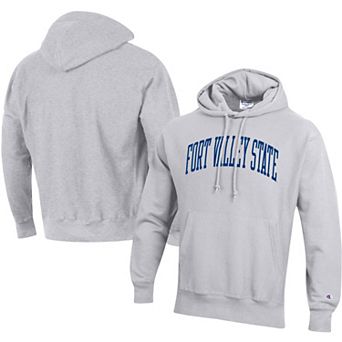 Men's Champion Gray Fort Valley State Wildcats Tall Arch Pullover Hoodie