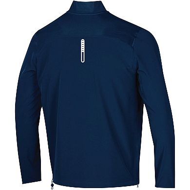 Men's Under Armour Navy Jackson State Tigers 2023 Motivate Half-Zip Top