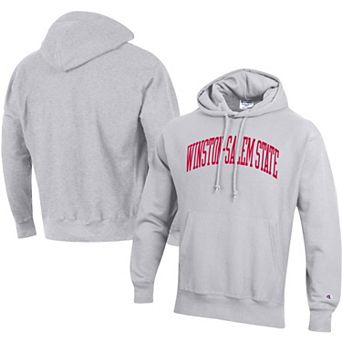 Men's Champion Gray Winston-Salem State Rams Tall Arch Pullover Hoodie