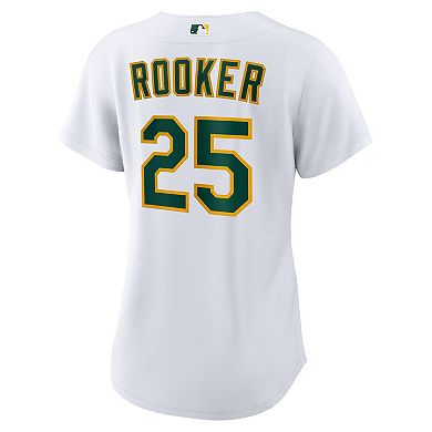 Women's Nike Brent Rooker White Athletics Home Replica Jersey