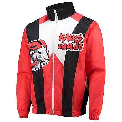 Men's Tones of Melanin Red Winston-Salem State Rams Anorak Full-Zip Jacket