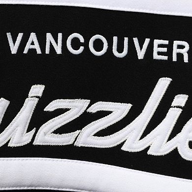 Men's Mitchell & Ness Turquoise/Black Vancouver Grizzlies Head Coach Pullover Hoodie