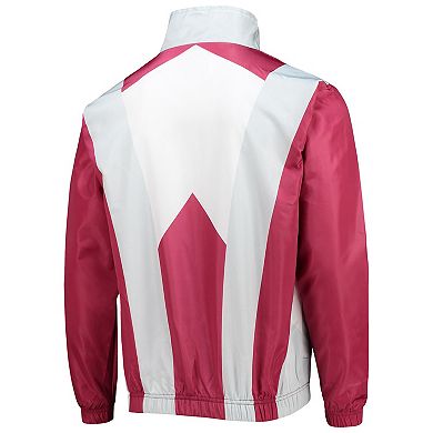 Men's Tones of Melanin Maroon North Carolina Central Eagles Anorak Full-Zip Jacket