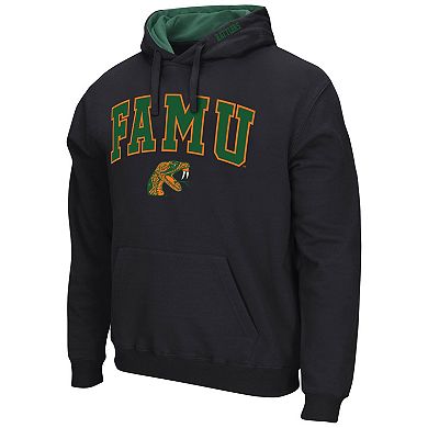 Men's Colosseum Black Florida A&M Rattlers Isle Pullover Hoodie