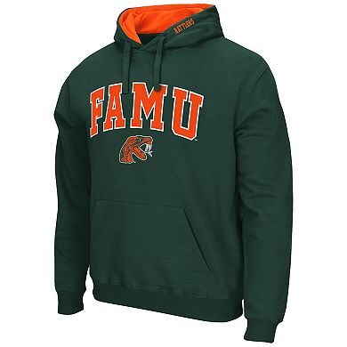Men's Colosseum Green Florida A&M Rattlers Isle Pullover Hoodie