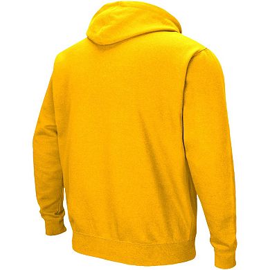 Men's Colosseum Gold North Carolina A&T Aggies Isle Pullover Hoodie