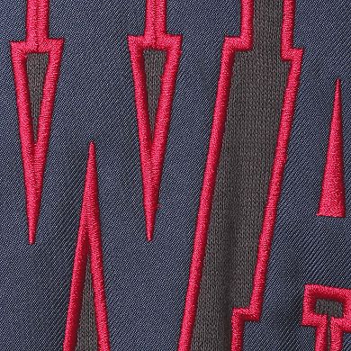 Men's Colosseum Charcoal Howard Bison Isle Pullover Hoodie