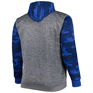 Men's Charcoal Notre Dame Fighting Irish Camo Pullover Hoodie