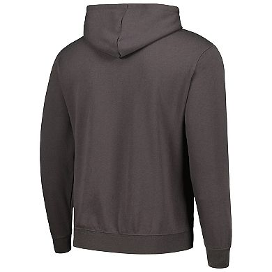 Men's Colosseum Charcoal Pennsylvania Quakers Arch and Logo Pullover Hoodie