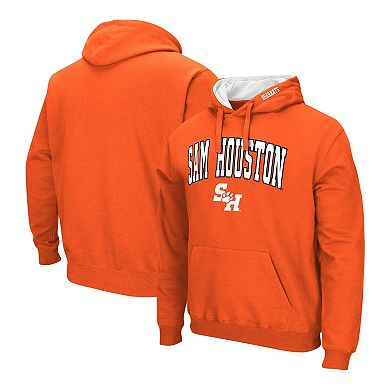 Men's Colosseum Orange Sam Houston State Bearkats Isle Pullover Hoodie
