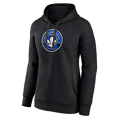 Women's Fanatics Black CF Montreal Primary Logo Pullover Hoodie