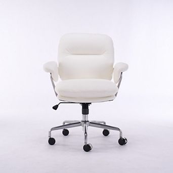 Ergonomic Office Chair with 360° Swivel Adjustable Height Reclining Backrest and Breathable Seat