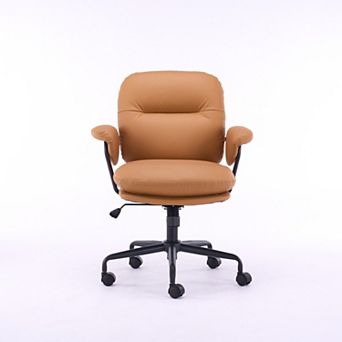Ergonomic Office Chair with 360° Swivel Adjustable Height Reclining Backrest and Breathable Seat