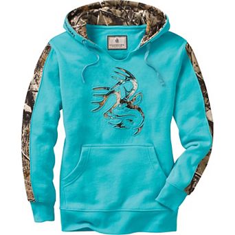 Women's Legendary Whitetails Outfitter Hoodie Pullover V-Neck Sweatshirt