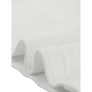 Women's Plus Size Denim Skirt Slash Pocket Elastic Waist Back Vent Jeans Skirts