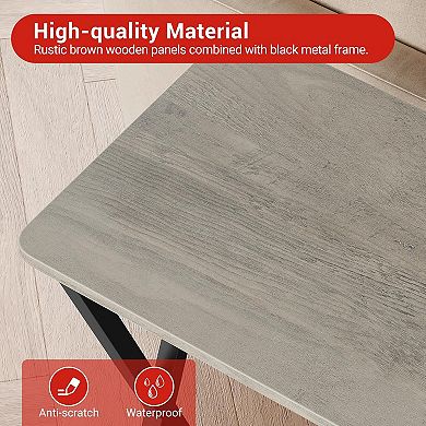 Thin 2-Tier Console Table for Entryway, Hallway, Behind Sofa & Bedroom