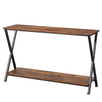 Thin 2 tier Console Table for Entryway, Hallway, Behind Sofa & Bedroom