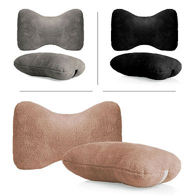 Travel Neck Pillow for Car or SUV with Elastic Strap