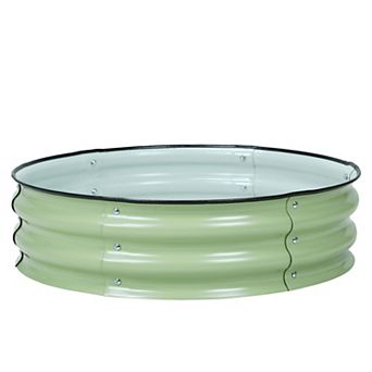 Aoodor 9" Tall 30" Metal Raised Garden Bed, Outdoor Planter Box and Raised Garden Kit for Vegetables