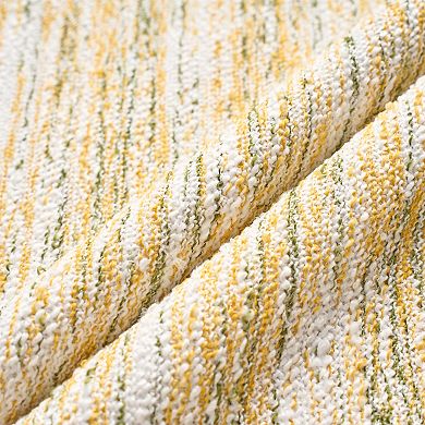 Pack of 2 Throw Pillow Covers, Boho Decorative Pillow Cases with Pom-poms 12X20/18X18 Inch