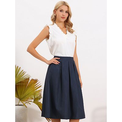 a line dress skirt Women's Ines Black Maxi Skirt | Size: L main image 1