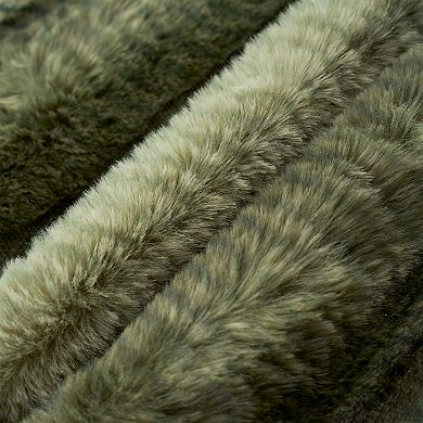 2 Pcs Plush Striped Pillow Case Luxury Series Soft Fluffy Modern Throw Pillow Covers for Living Room