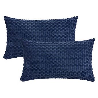 Corduroy Throw Pillow Covers Set of 2 Solid Decorative Cushion Cases for Sofa Bedroom Home Decor