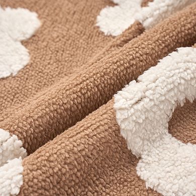 2 Packs Flower Jacquard Decorative Throw Pillow Covers Floral Pattern Cushion Cases 12X20/18X18 Inch