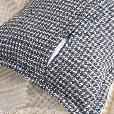 Set of 2 Throw Pillow Covers Houndstooth Decorative Cushion Cover Soft Cozy Pillow Cases for Sofa