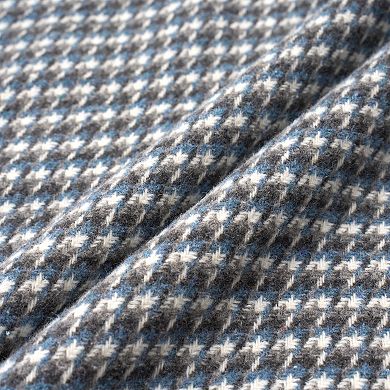 Set of 2 Throw Pillow Covers Houndstooth Decorative Cushion Cover Soft Cozy Pillow Cases for Sofa