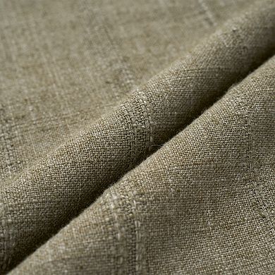 2Pcs Linen Soft Solid Decorative Throw Pillow Covers Minimalist Neutral Pillowcases 12X20/18X18 Inch