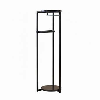 Kings Brand Furniture David Suit Valet Stand - Freestanding Clothing Organizer