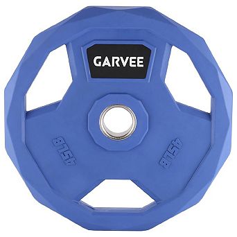 Color Rubber Coated Weight Plates 2-Inch,Barbell Weight Plate Set,45 Lbs