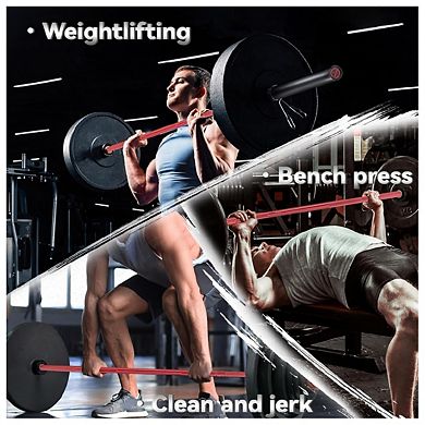 7FT Olympic Barbell, Weight Bar For Weightlifting and Powerlifting 45lb