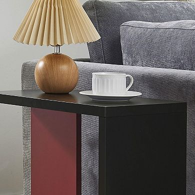 Kings Brand Furniture Hayward Side Table, Side End Table for Couch, Snack and Laptop