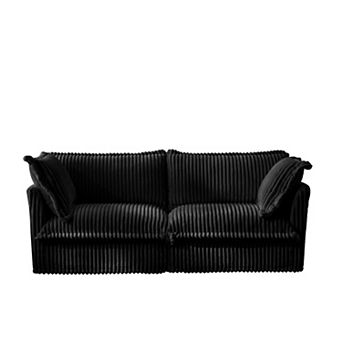 Upholstered 2-Seat Sofa with Cushion