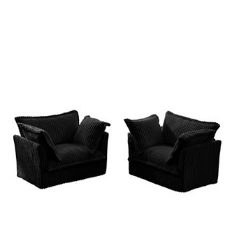Armchairs Soft Sofa Set of 2
